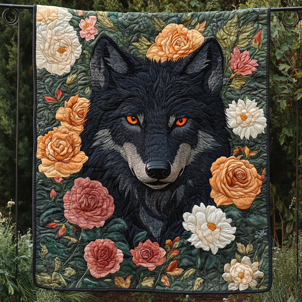 Mystic Guardian Quilted Blanket - Throw (55" x 60")
