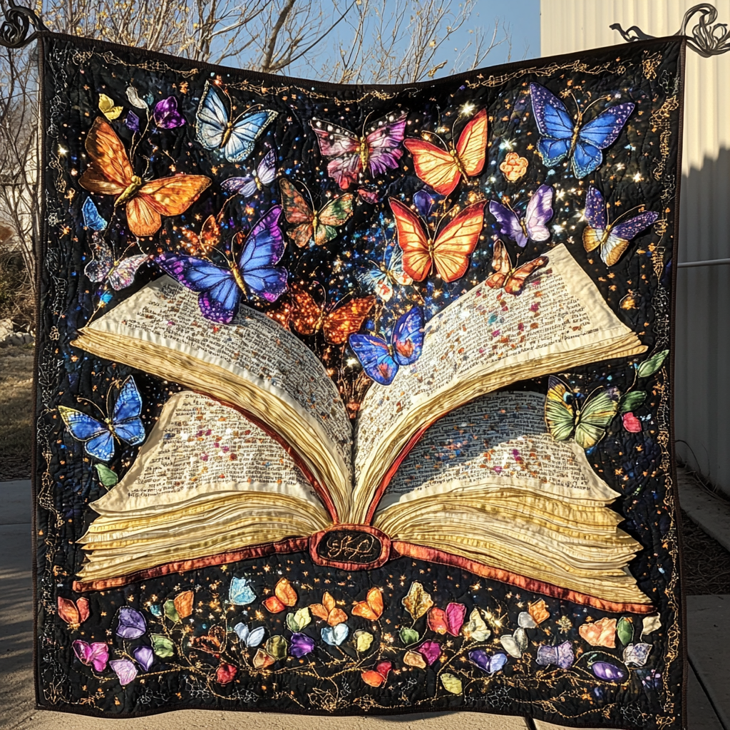 Mystic Meadow Quilted Blanket - Throw (55" x 60")