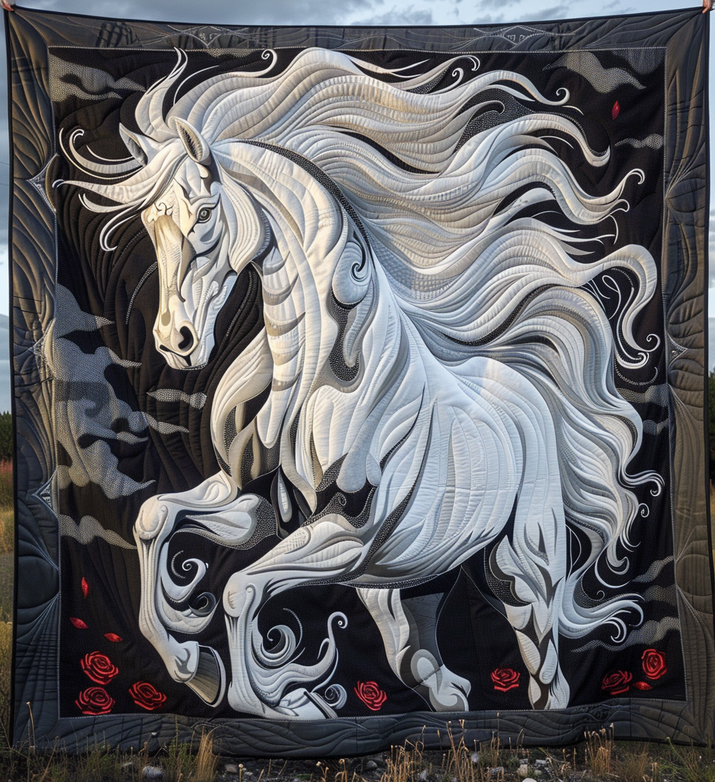 Mystic Meadows Quilted Blanket - Throw (55" x 60")
