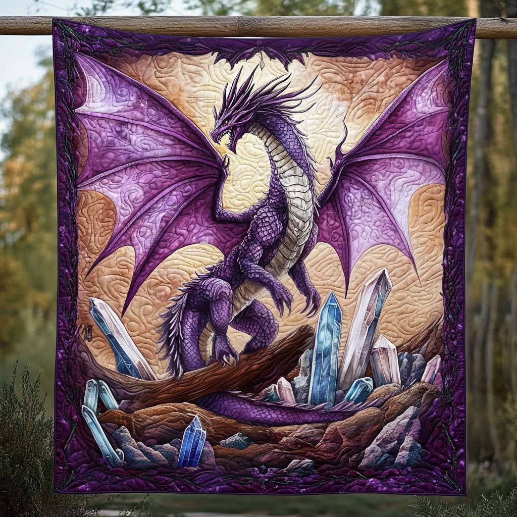 Mystic Scale Quilted Blanket - Throw (55" x 60")