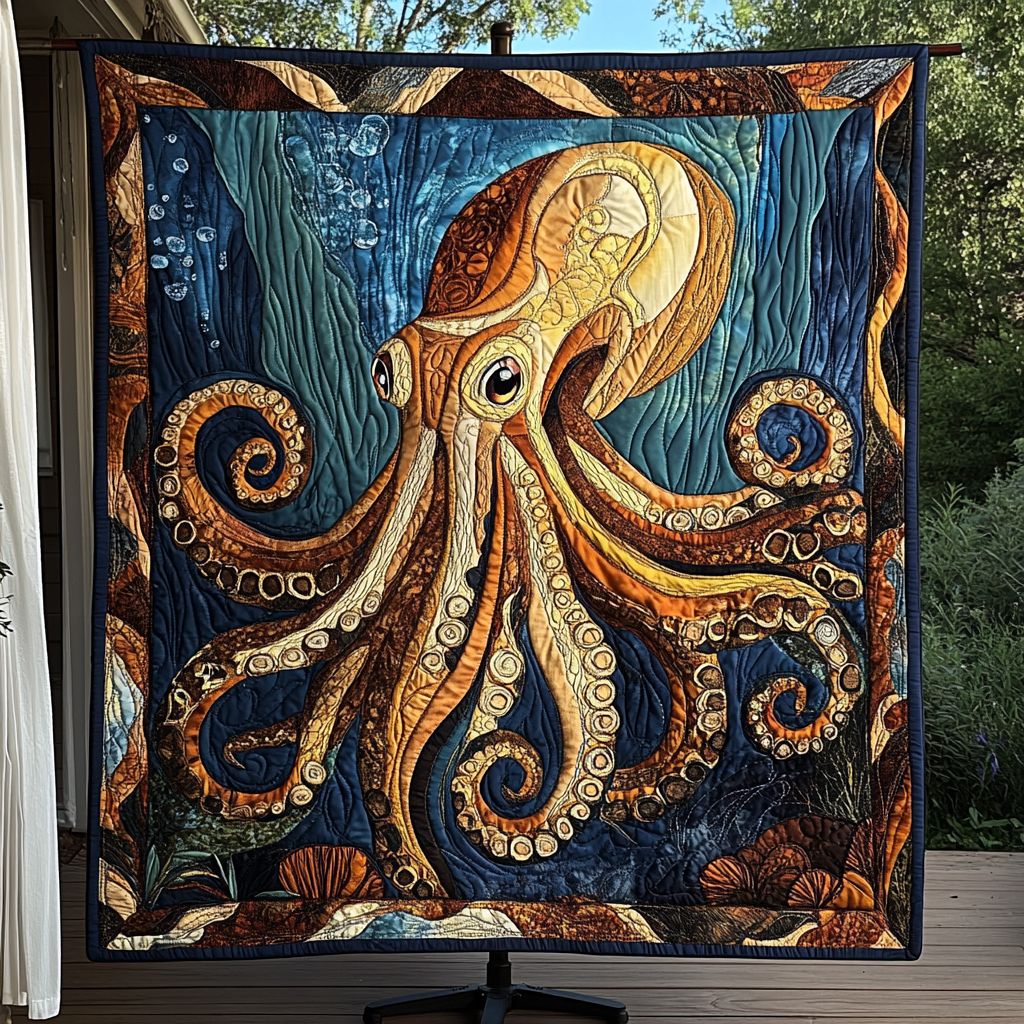 Mystic Tentacles Quilted Blanket - Baby (30" x 40")