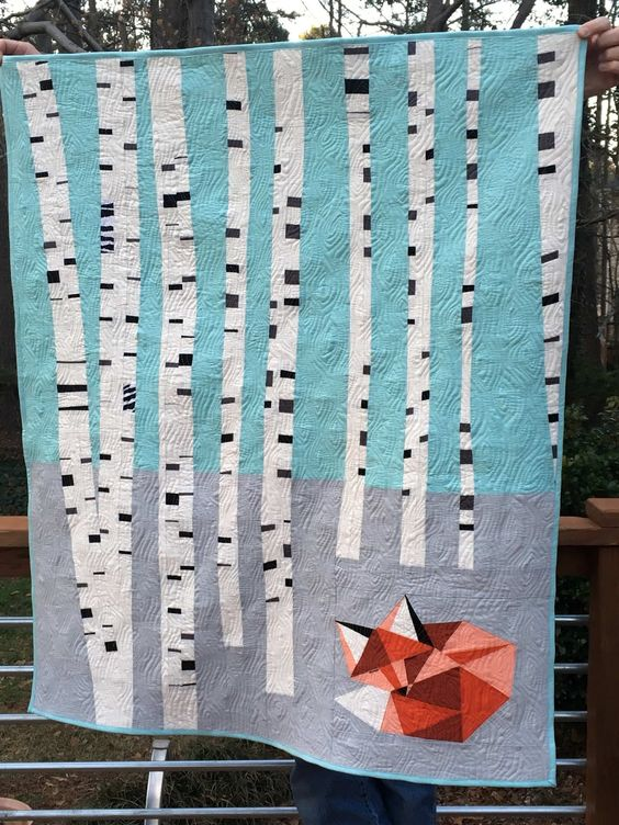 Mystic Woods Quilted Blanket - Throw (55" x 60")