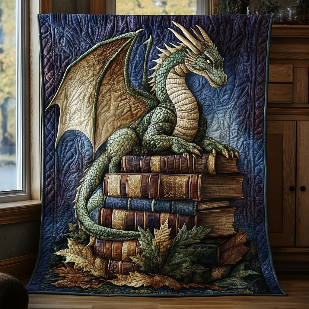 Mythic Mists Quilted Blanket - Throw (55" x 60")