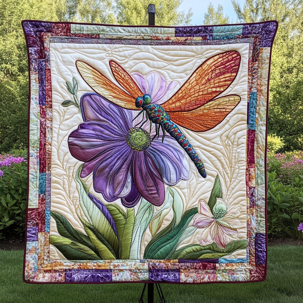 Nature Grace Quilted Blanket - Throw (55" x 60")