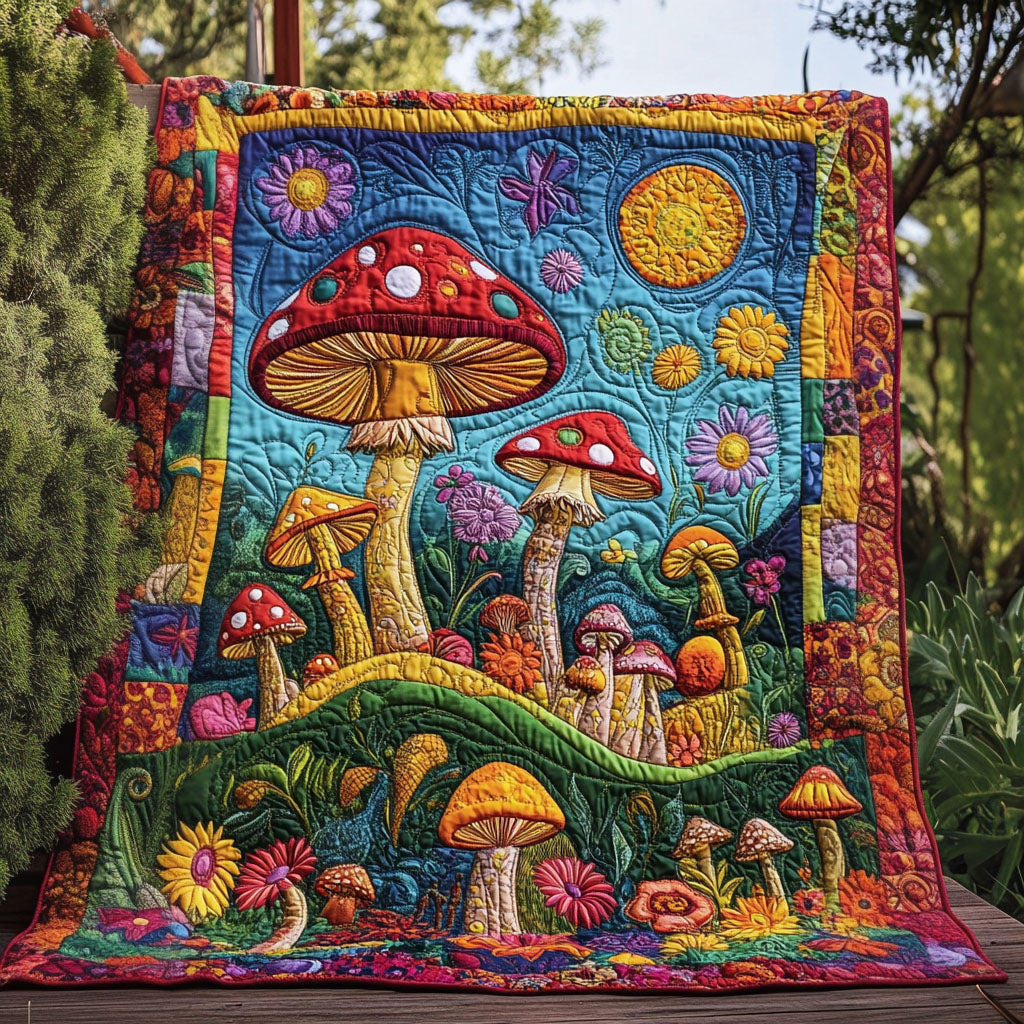 Nature Peaceful Touch Quilted Blanket - Throw (55" x 60")