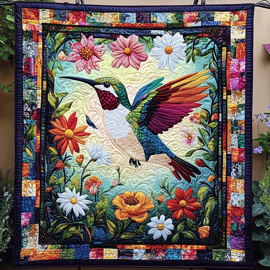 Nectar Dance Quilted Blanket - Throw (55" x 60")