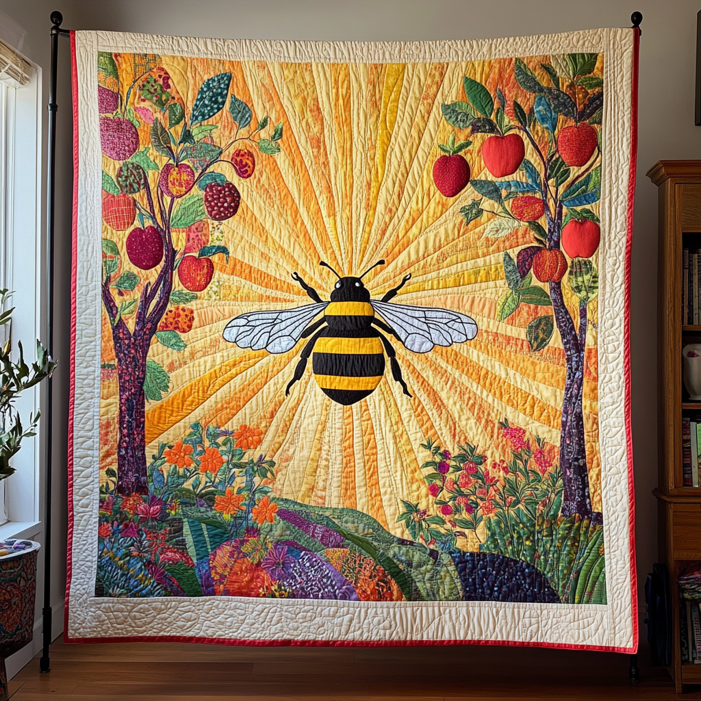 Nectar Seeker Quilted Blanket - Baby (30" x 40")