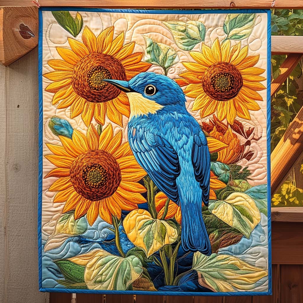 Nest Builder Quilted Blanket - Throw (55" x 60")