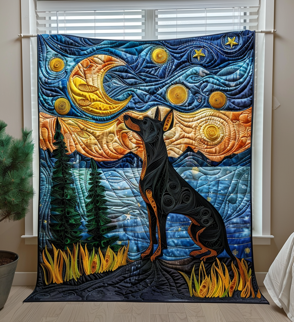 Night Dream Quilted Blanket - Throw (55" x 60")