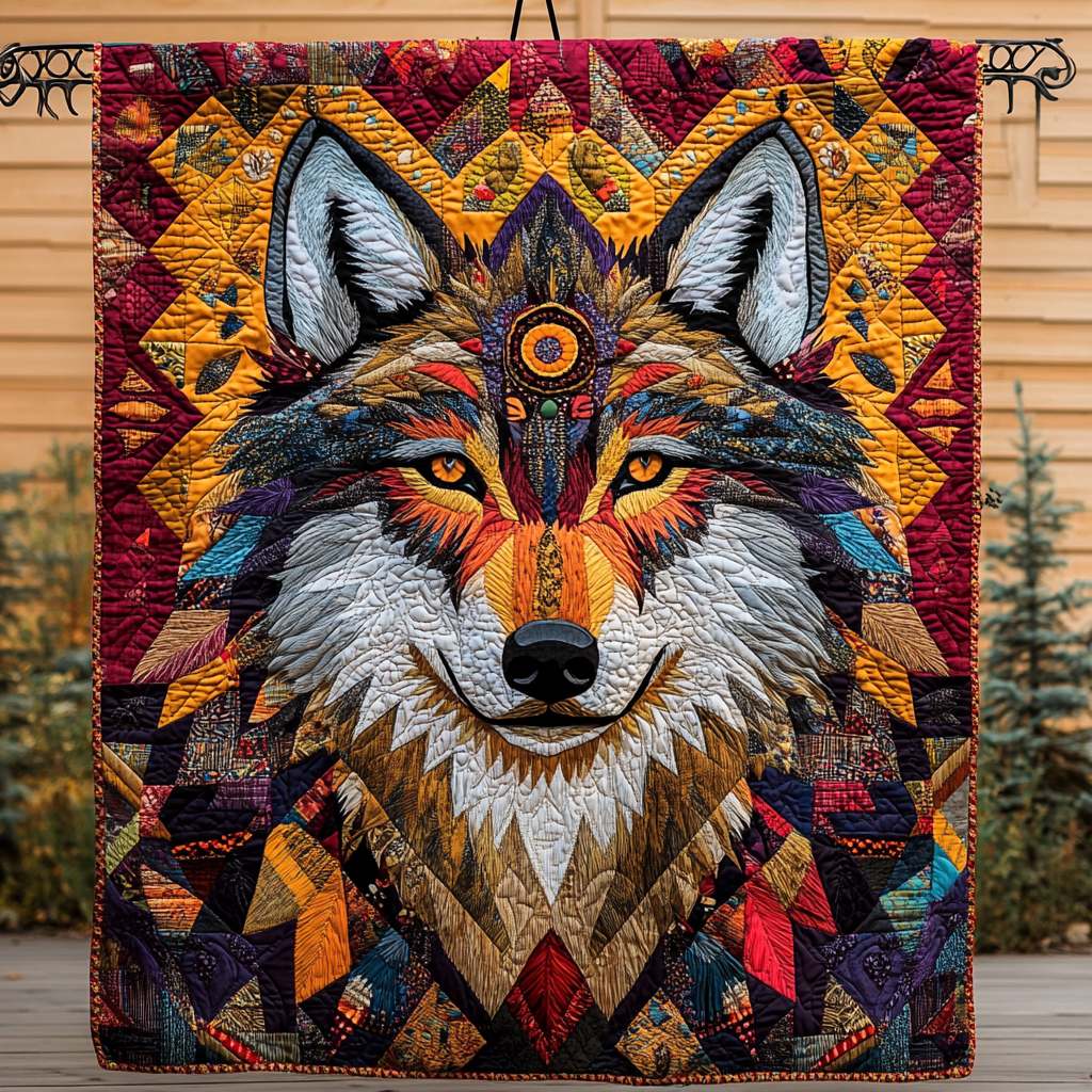 Night's Fury Quilted Blanket - Throw (55" x 60")