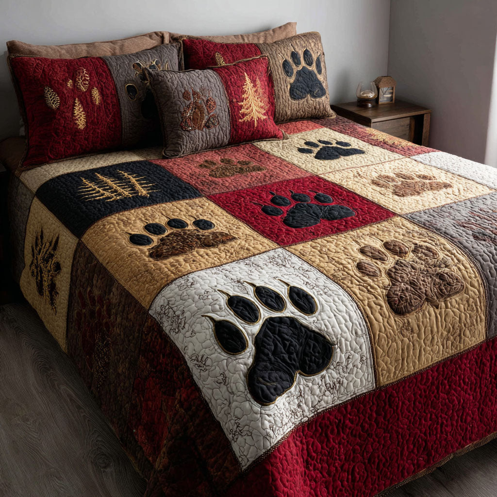 Northbound Echo 3-Piece Quilted Bedding Set - Single (59" x 70")