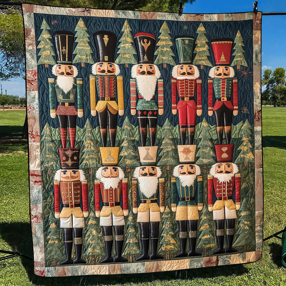 Nutcracker Dreams Quilted Blanket - Throw (55" x 60")