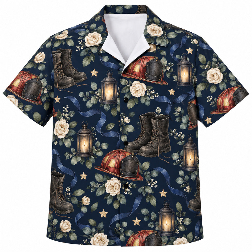 Rose Lantern Remembrance Hawaiihemd
