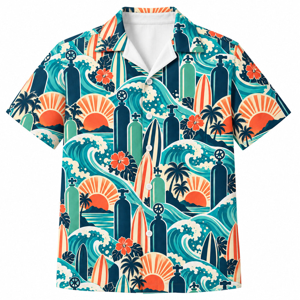Shield Gas Sunbreak Hawaiian Shirt
