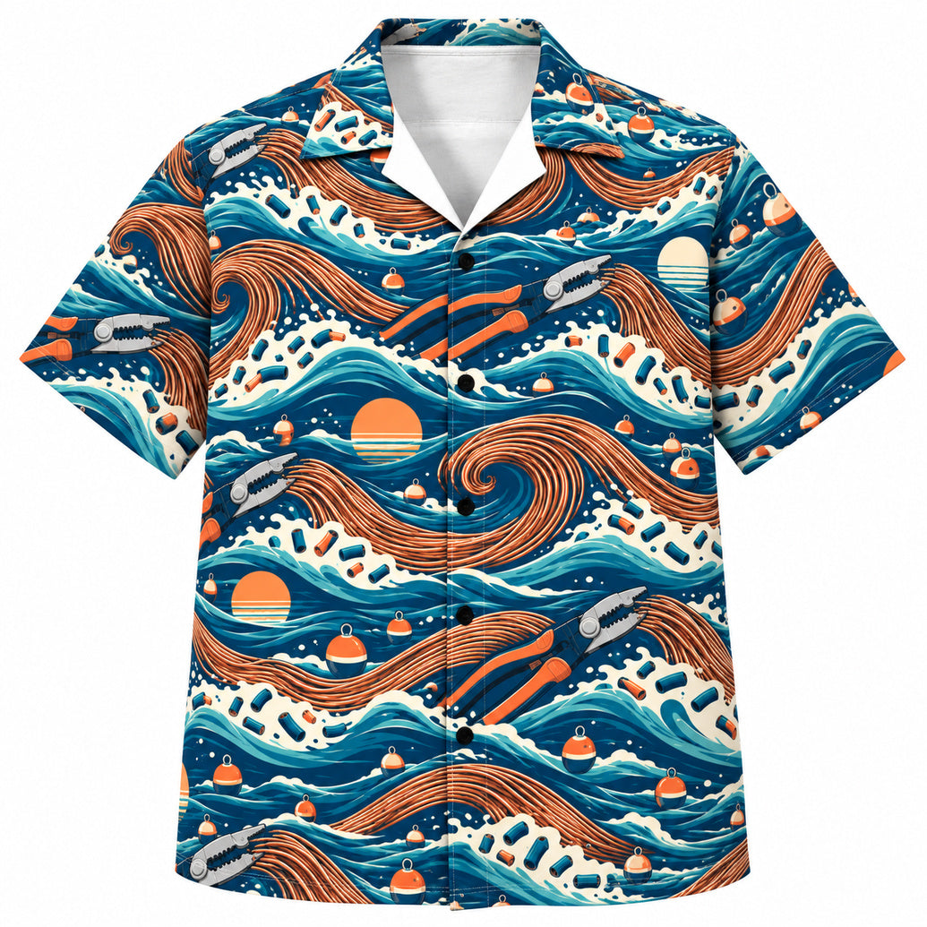 Coastal Copper Breakers Hawaiian Shirt