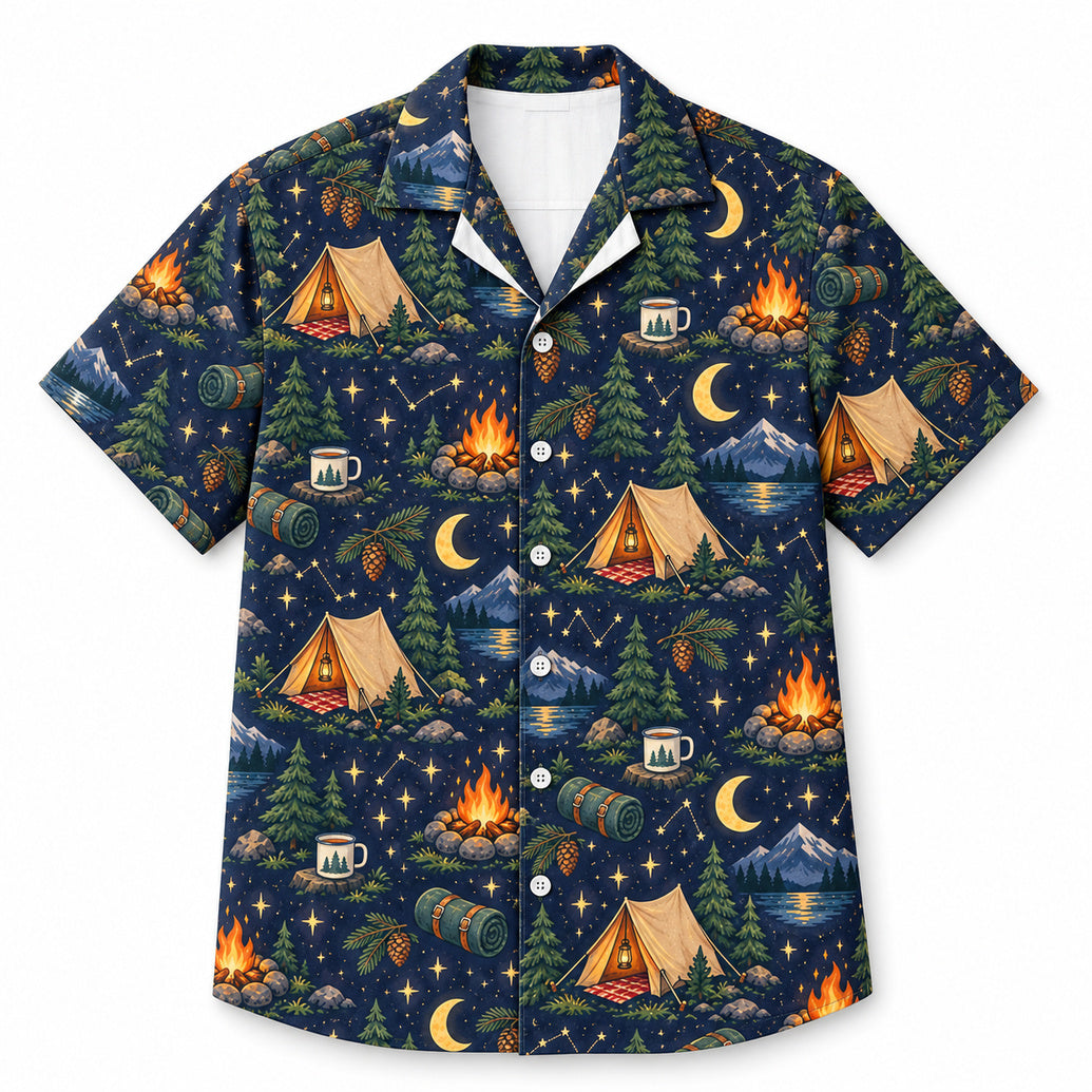 Ember Tent Constellations Hawaiian Shirt