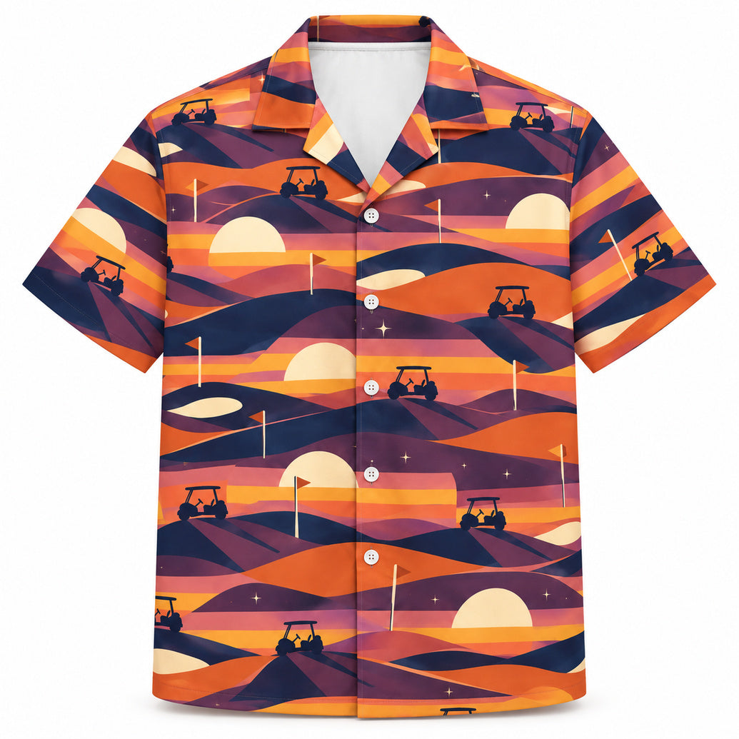 Last Light Cart Cruise Hawaiian Shirt