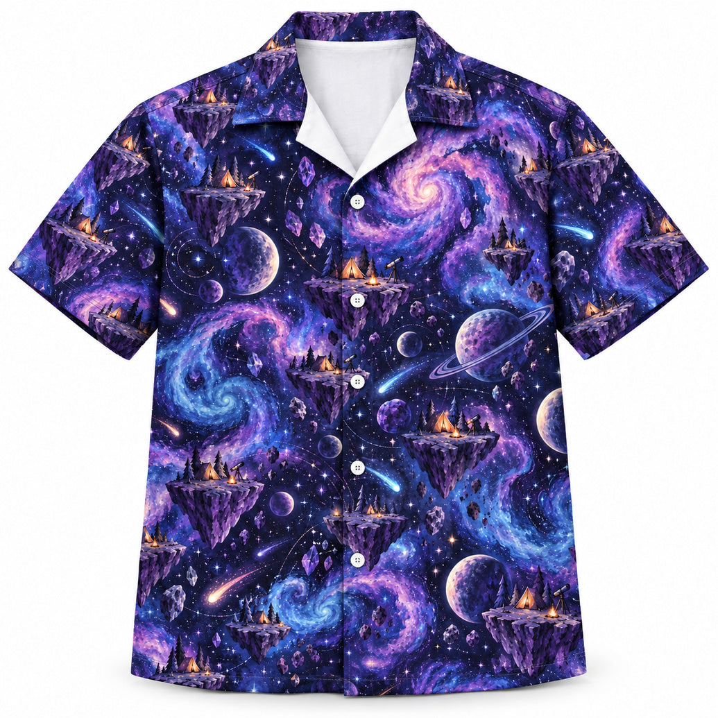 Nebula Campsite Atlas Hawaiihemd