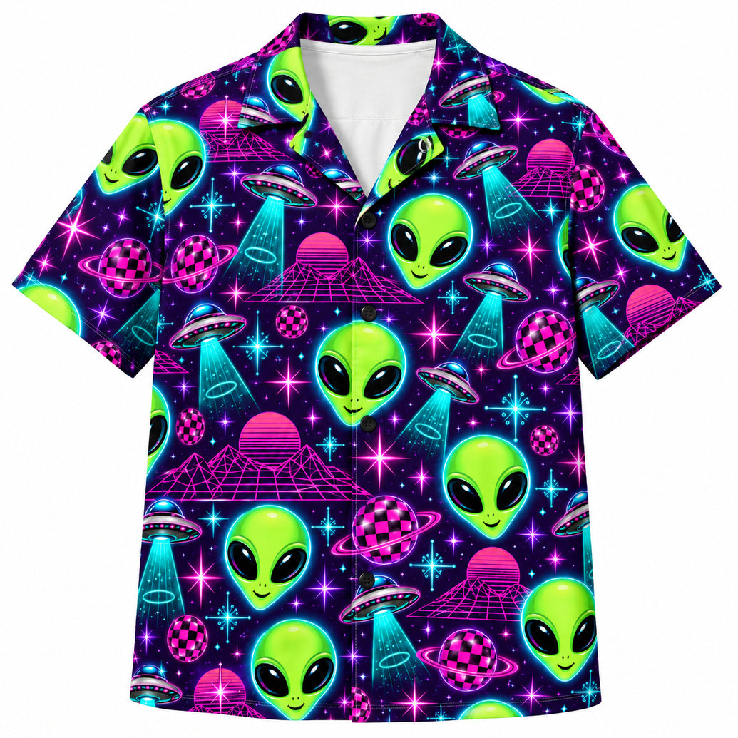 Neon Orchard Visitors Hawaïshirt