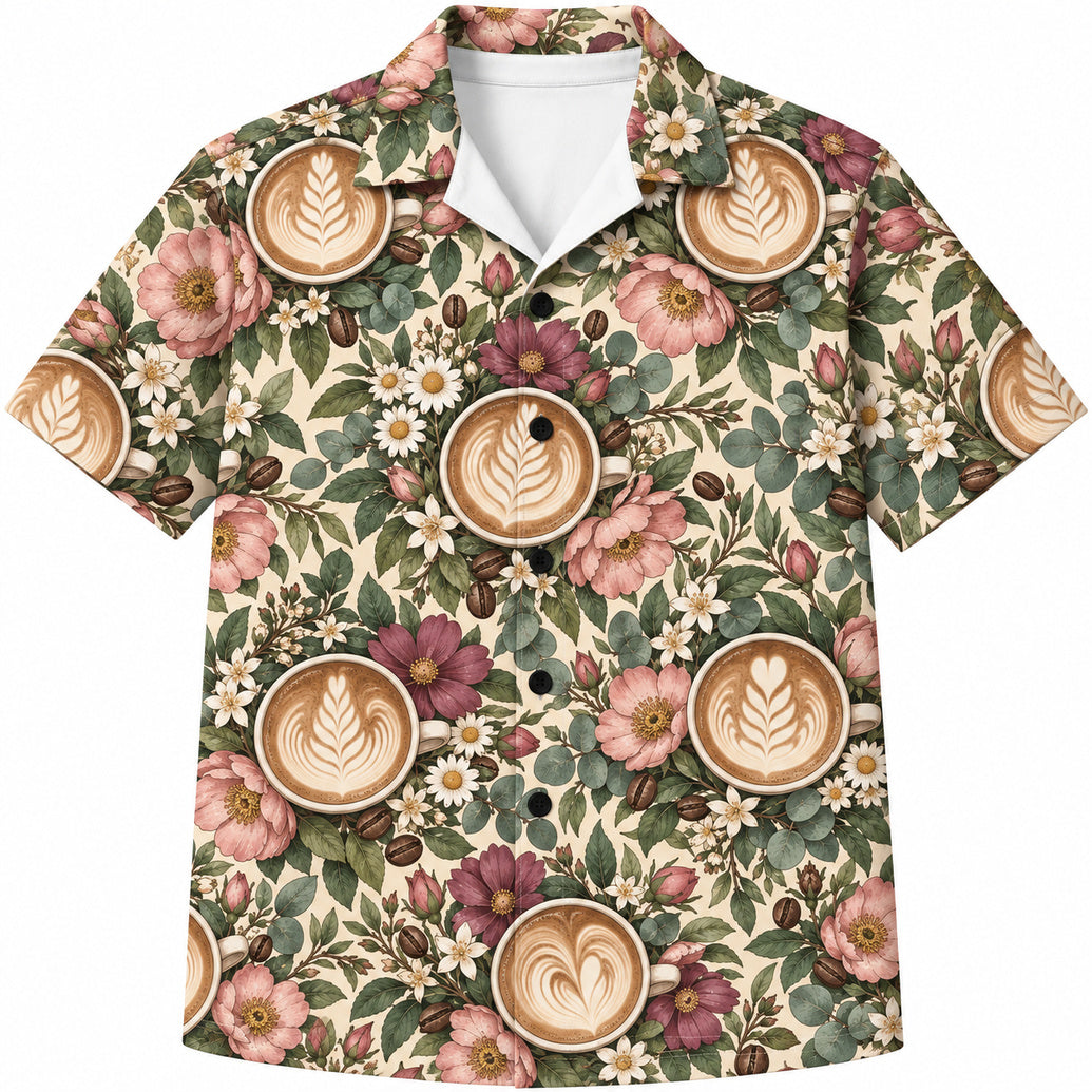 Wildflower Latte Parlor Hawaïshirt