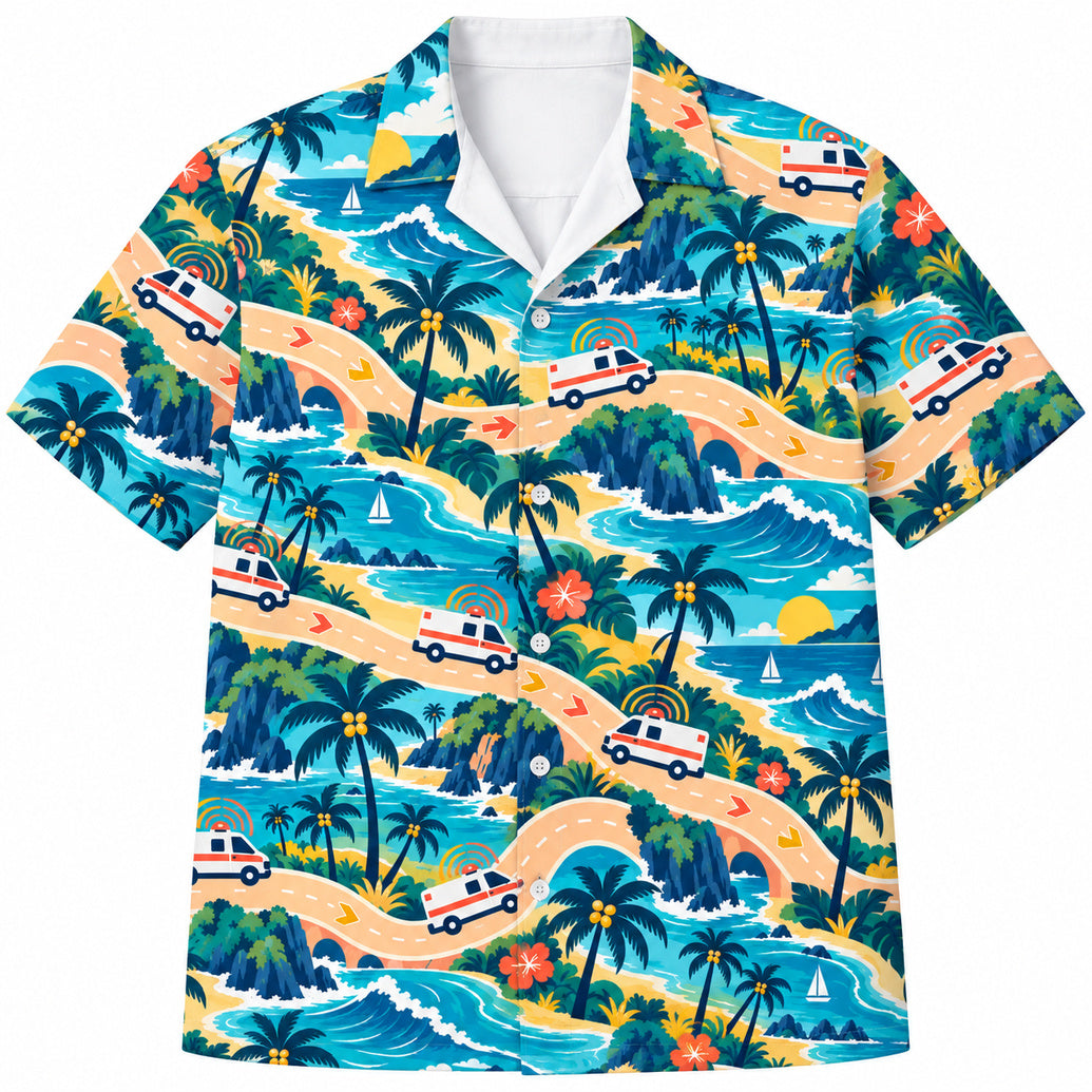 Palm Route Paramedic Escape Hawaïshirt