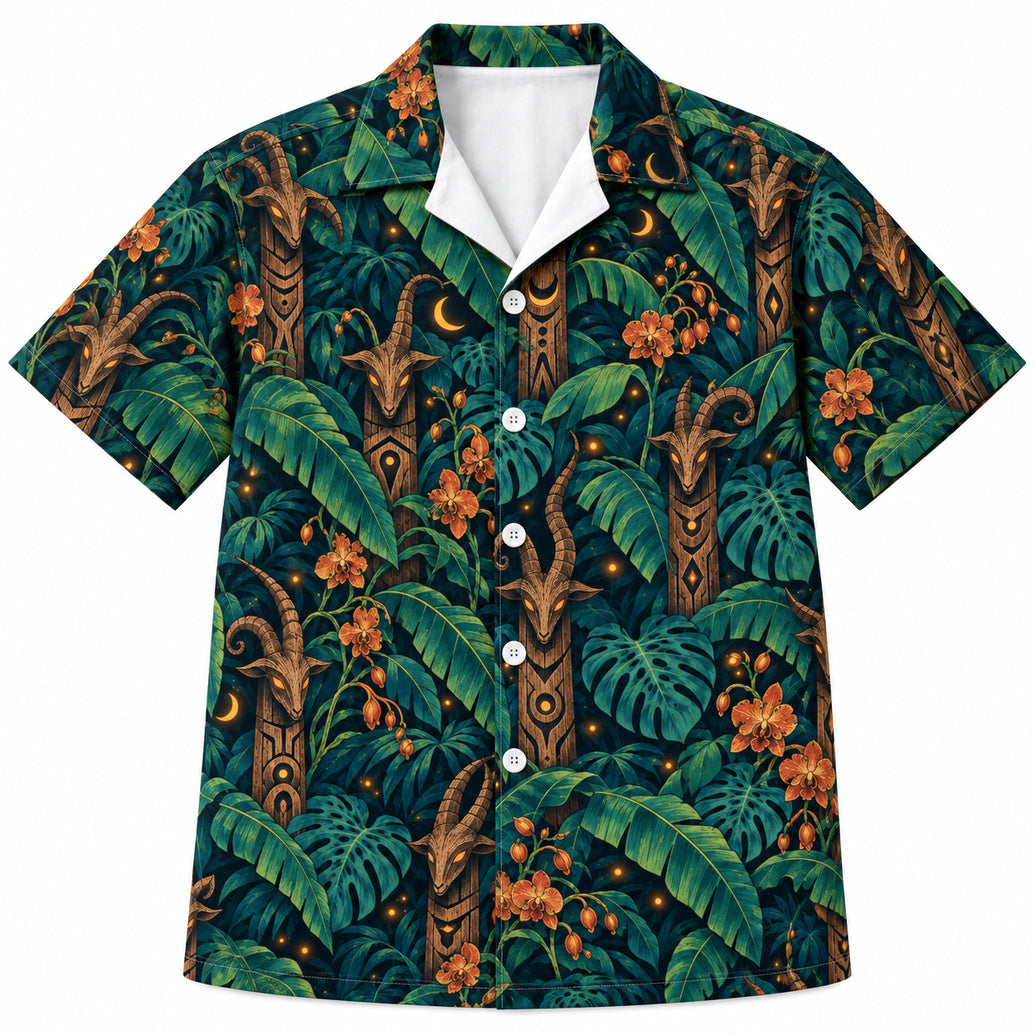 Totem Grove After Dark Hawaiihemd