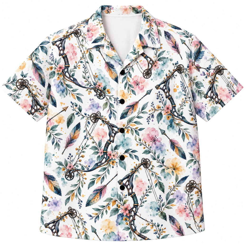 Watercolor Bowgarden Hawaiian Shirt