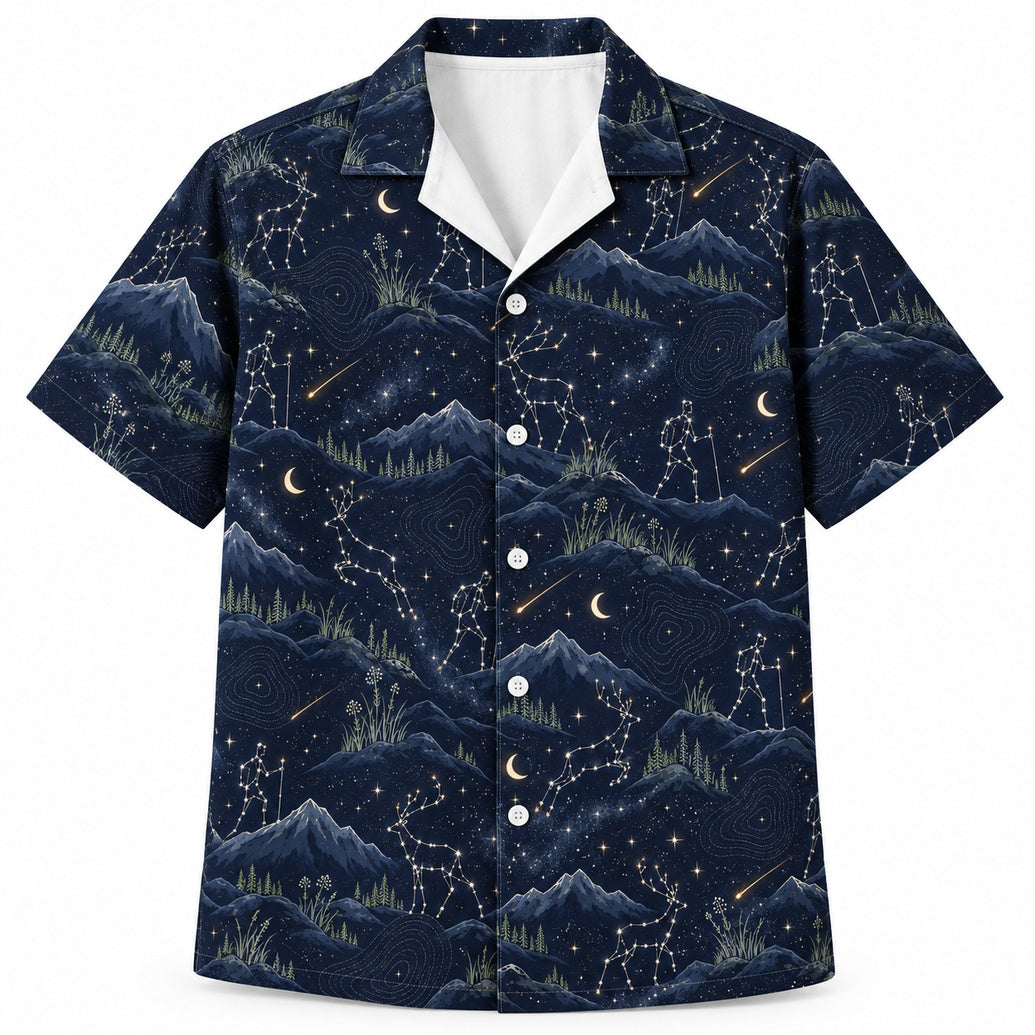 Skyway Stag Constellations Hawaiihemd