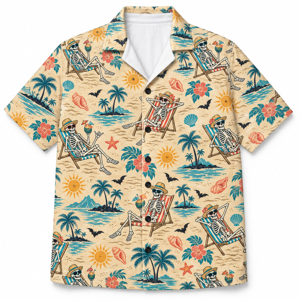 Bare Bones Beach Day Hawaïhemd
