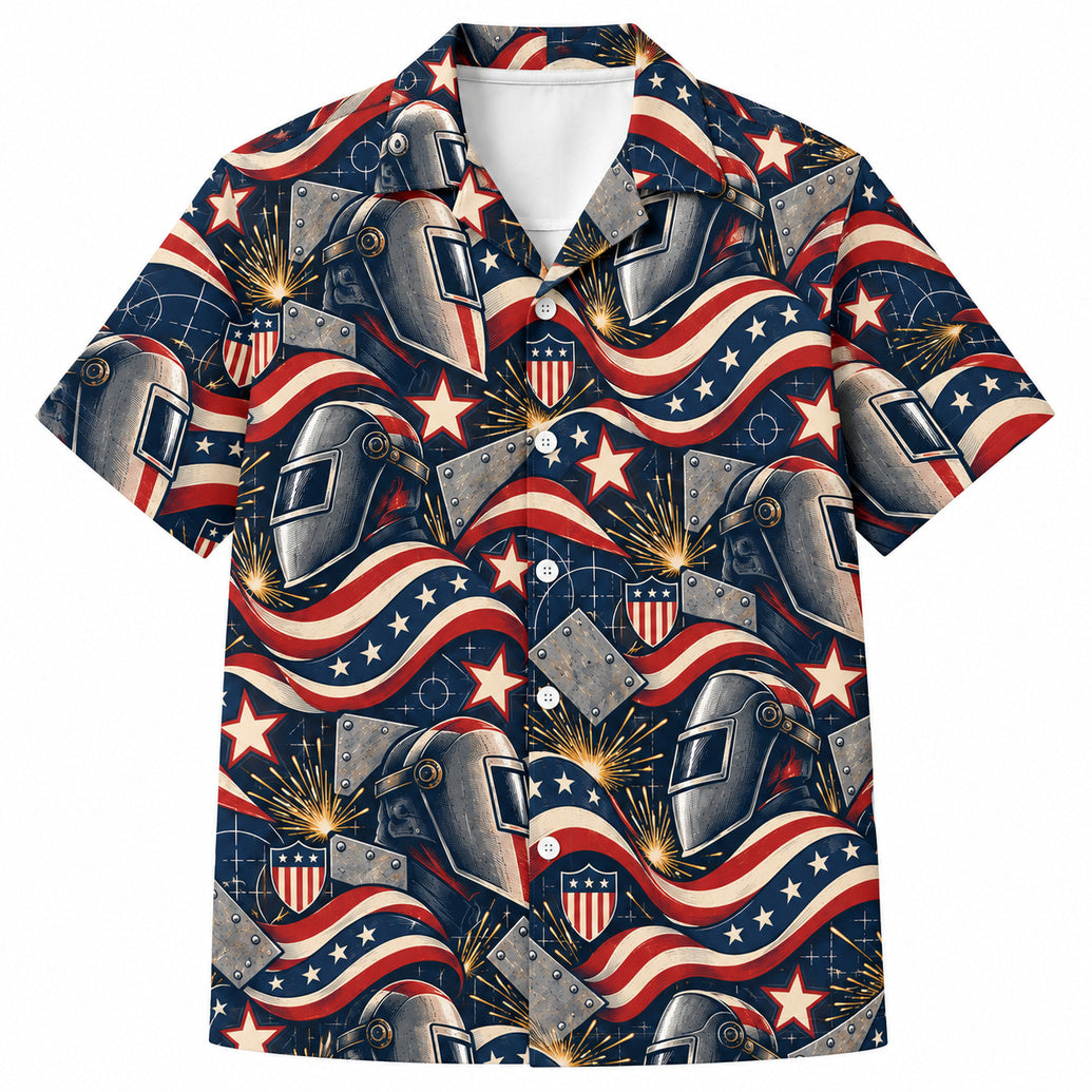 Stars & Steelwork Pride Hawaïshirt