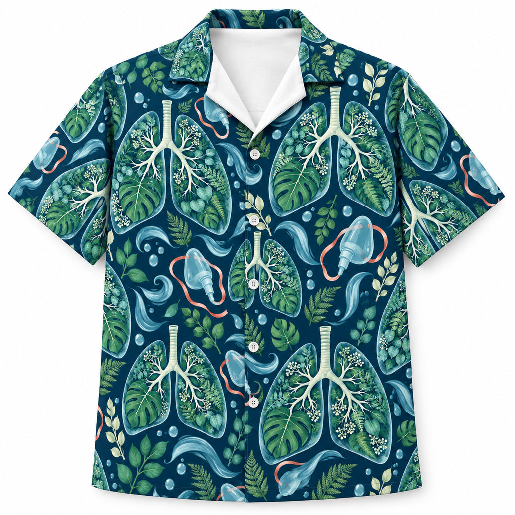 Breathe Wild Botanical Lungs Hawaïshirt