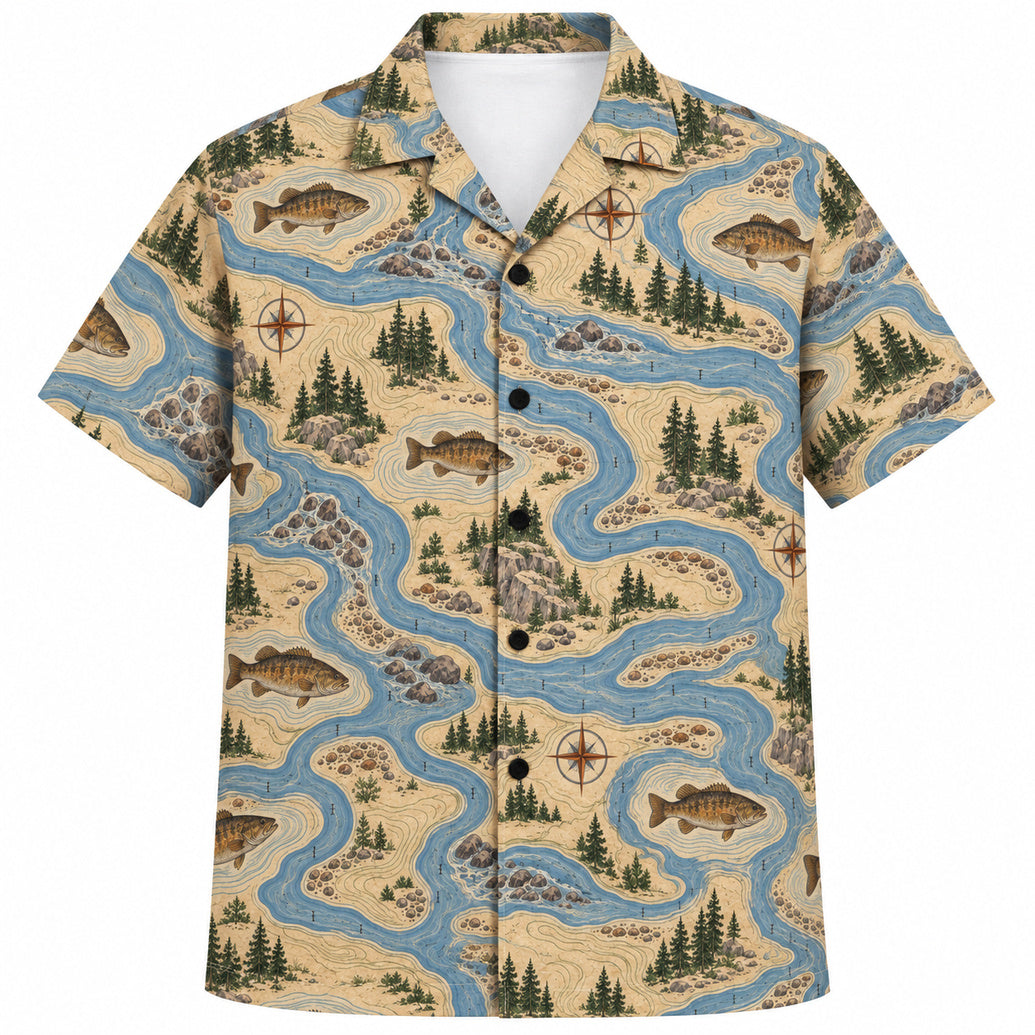 Smallmouth Survey Atlas Hawaiian Shirt