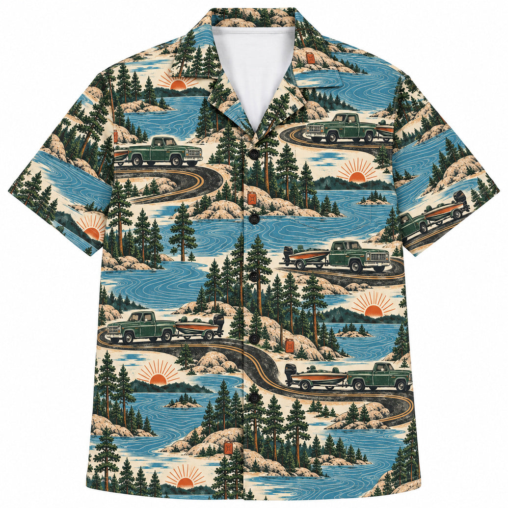 Pine Road Bass Run Hawaiian Shirt