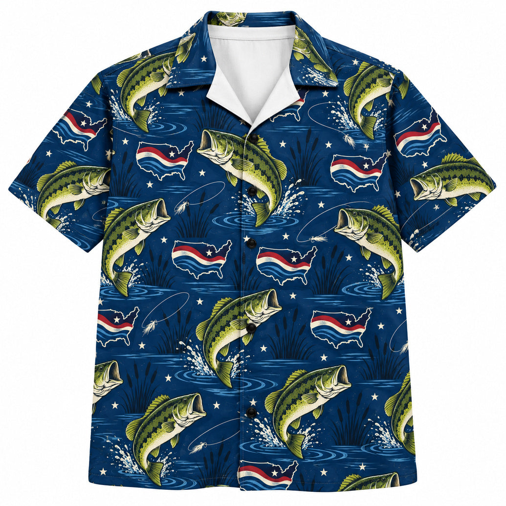 Bass Stateside Starwater Hawaiian Shirt