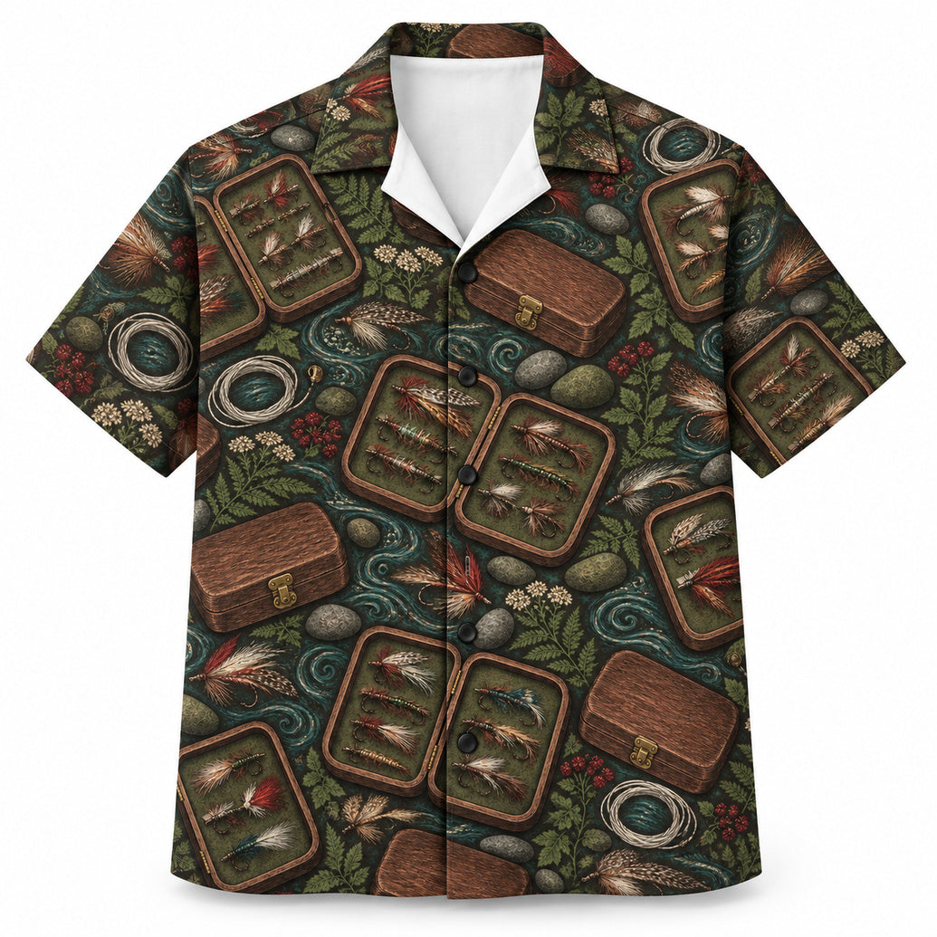 Brasswood Fly Cabinet Hawaiian Shirt