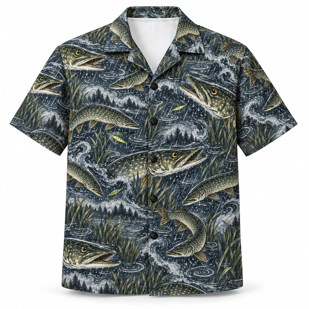 Rainline Pike Strike Hawaiian Shirt