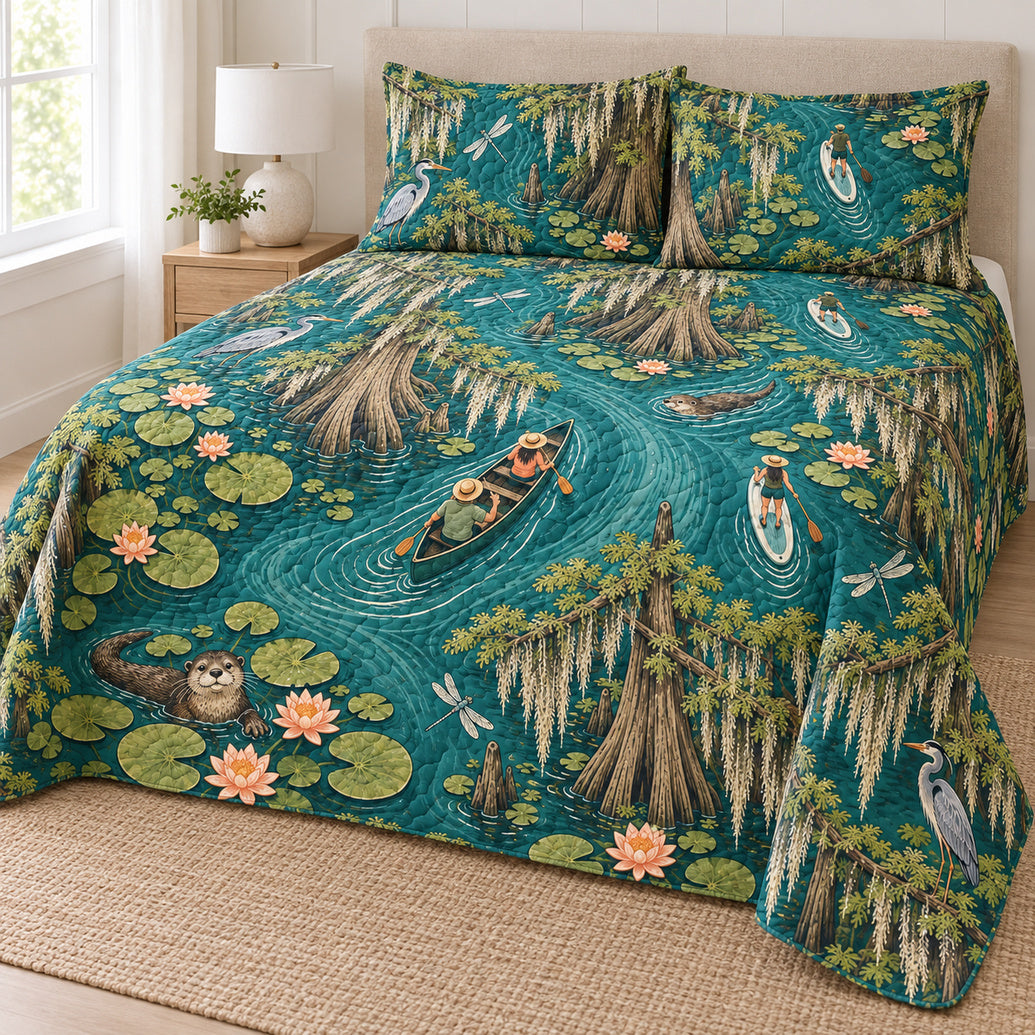 Cypress Waterway Ramble Bedding Set