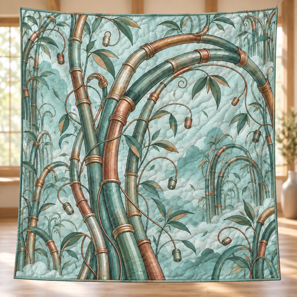 Bamboo Bend Raceway Quilt Blanket