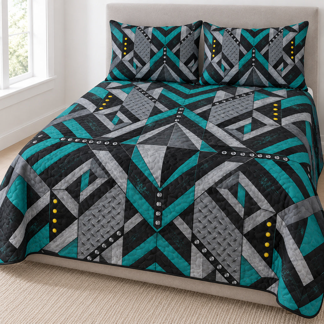 Prism Plate Gridline Bedding Set