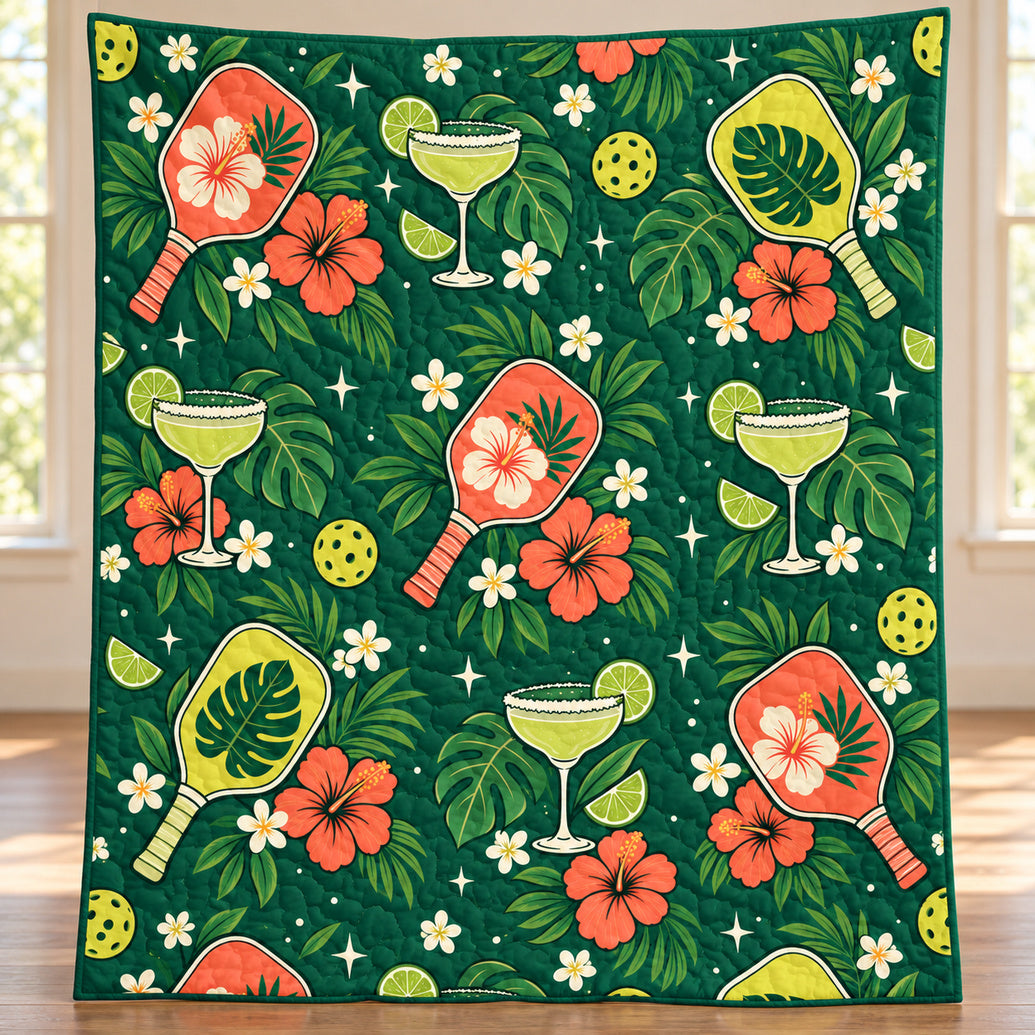 Dink & Daiquiri Garden Quilt Blanket