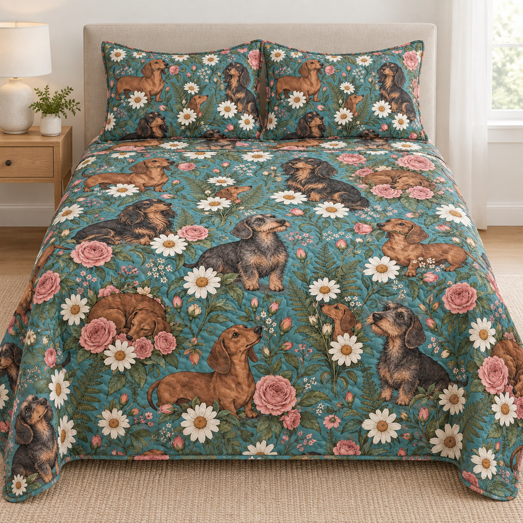 Rosewood Dachshund Conservatory Bedding Set