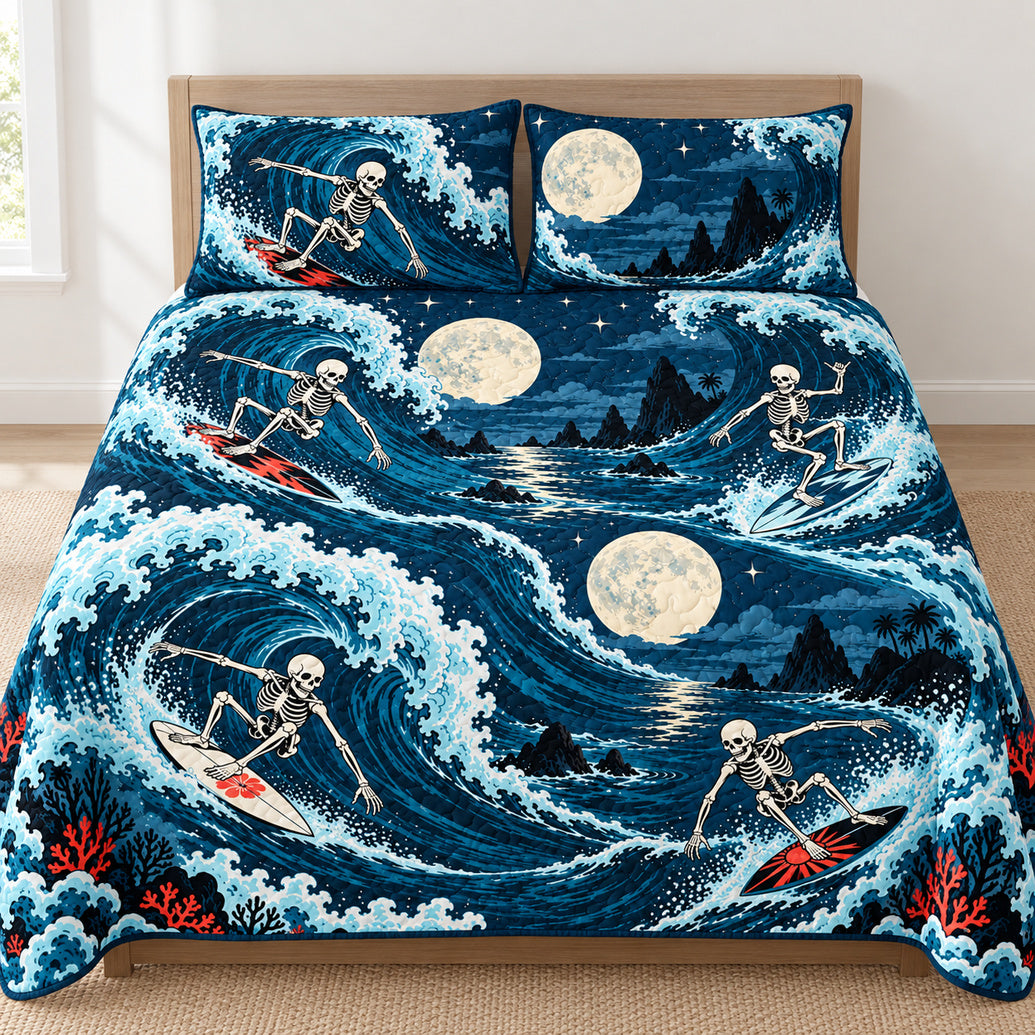 Pale Moon Breakers Bedding Set
