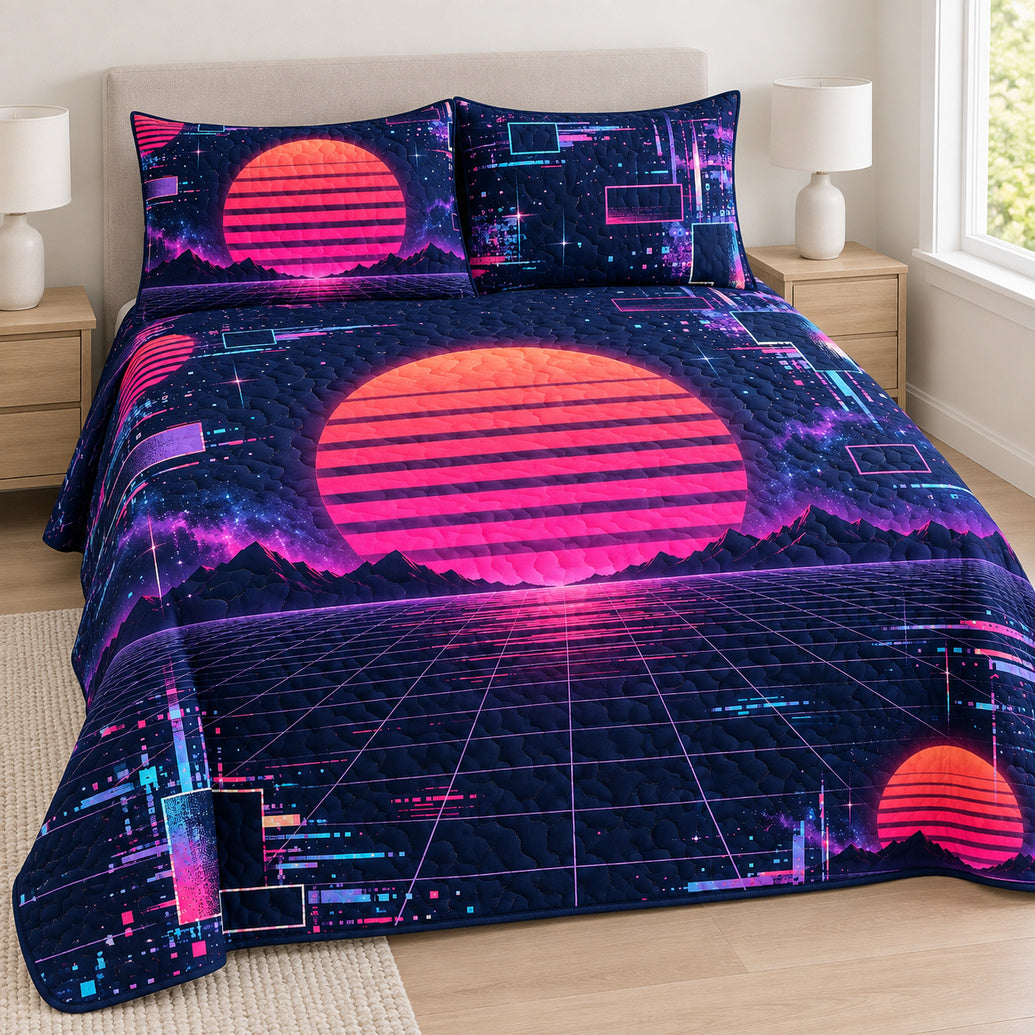 Neon Error Horizon Bedding Set