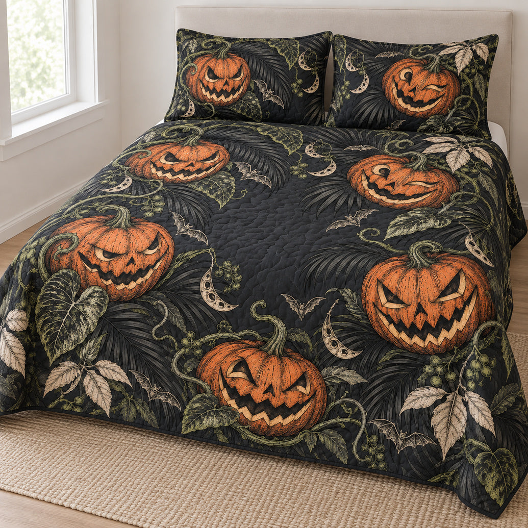 Palmshade Pumpkin Parade Bedding Set