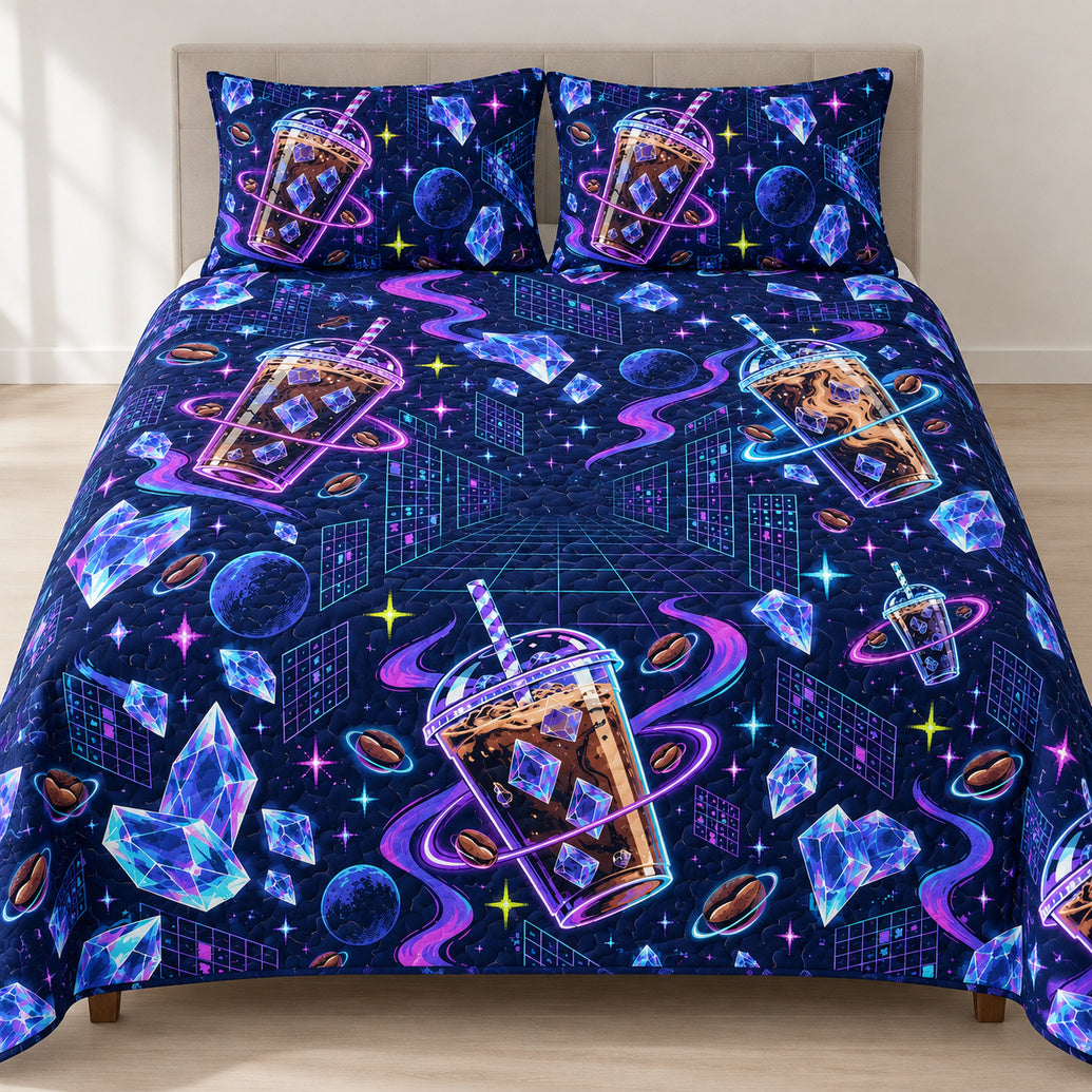 Afterhours Ice Grid Bedding Set