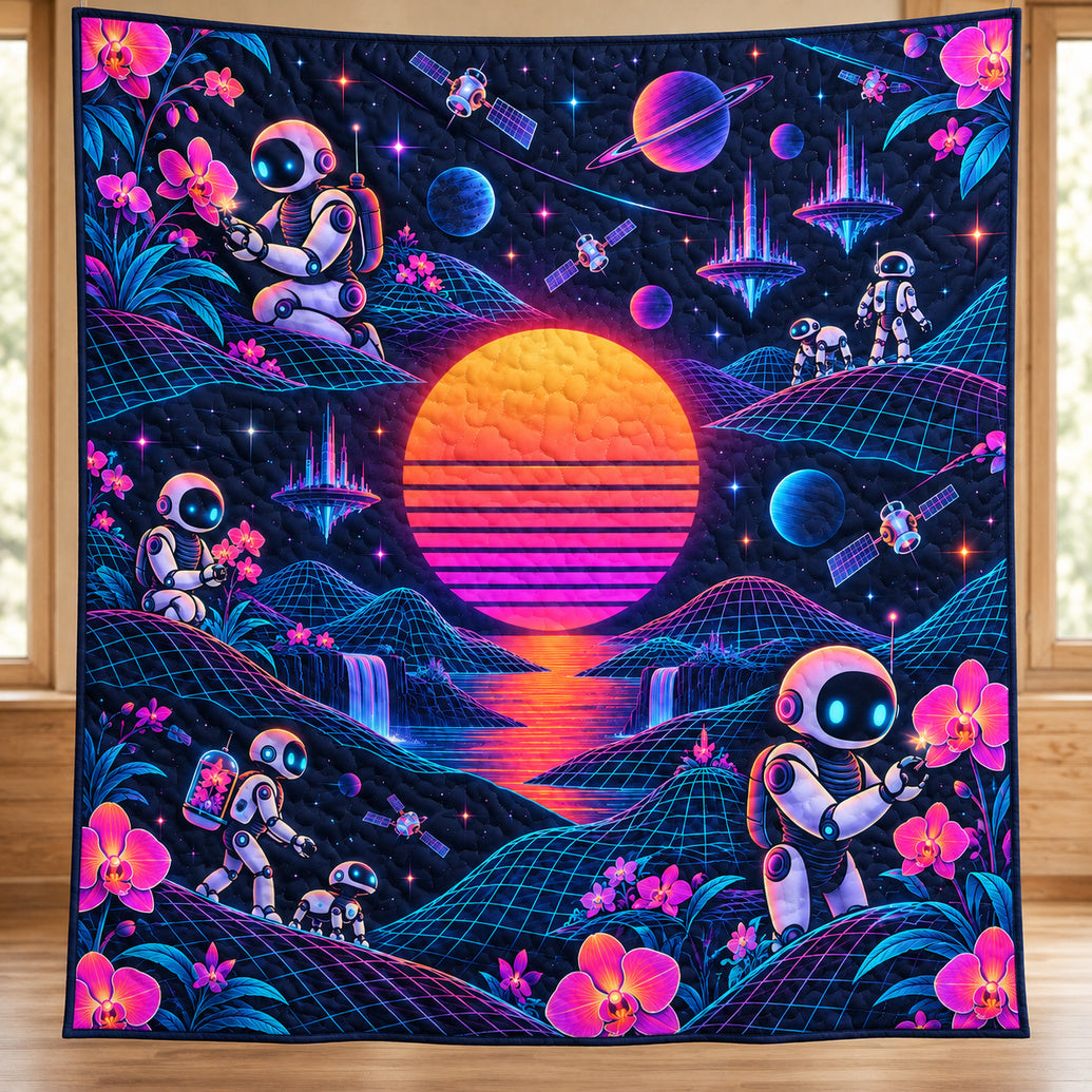 Bot Garden Afterglow Quilt Blanket