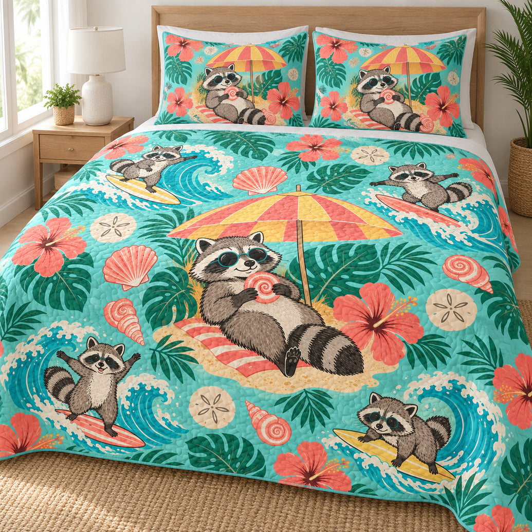 Seashell Shade Bandits Bedding Set