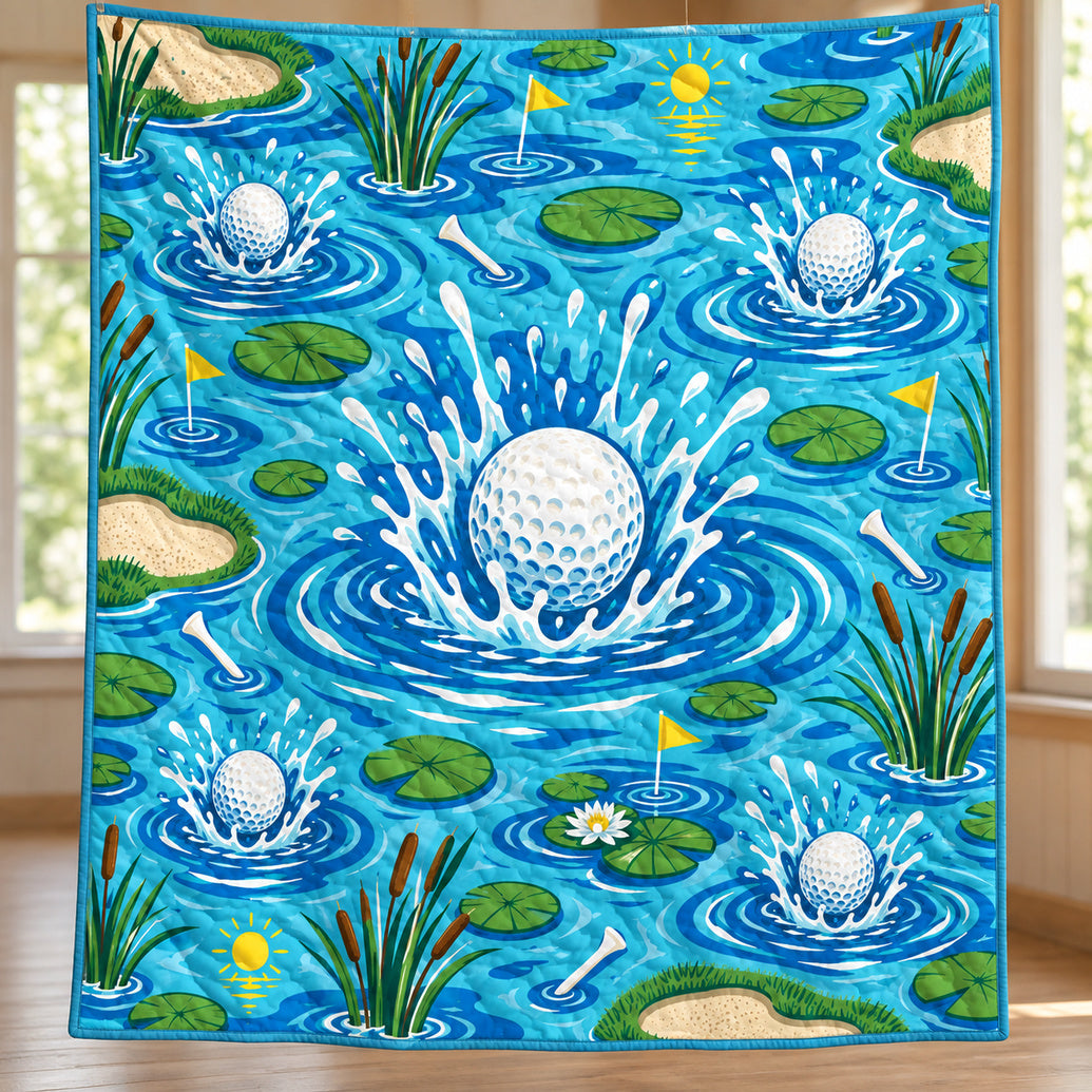 Hazard Ripple Rally Quilt Blanket