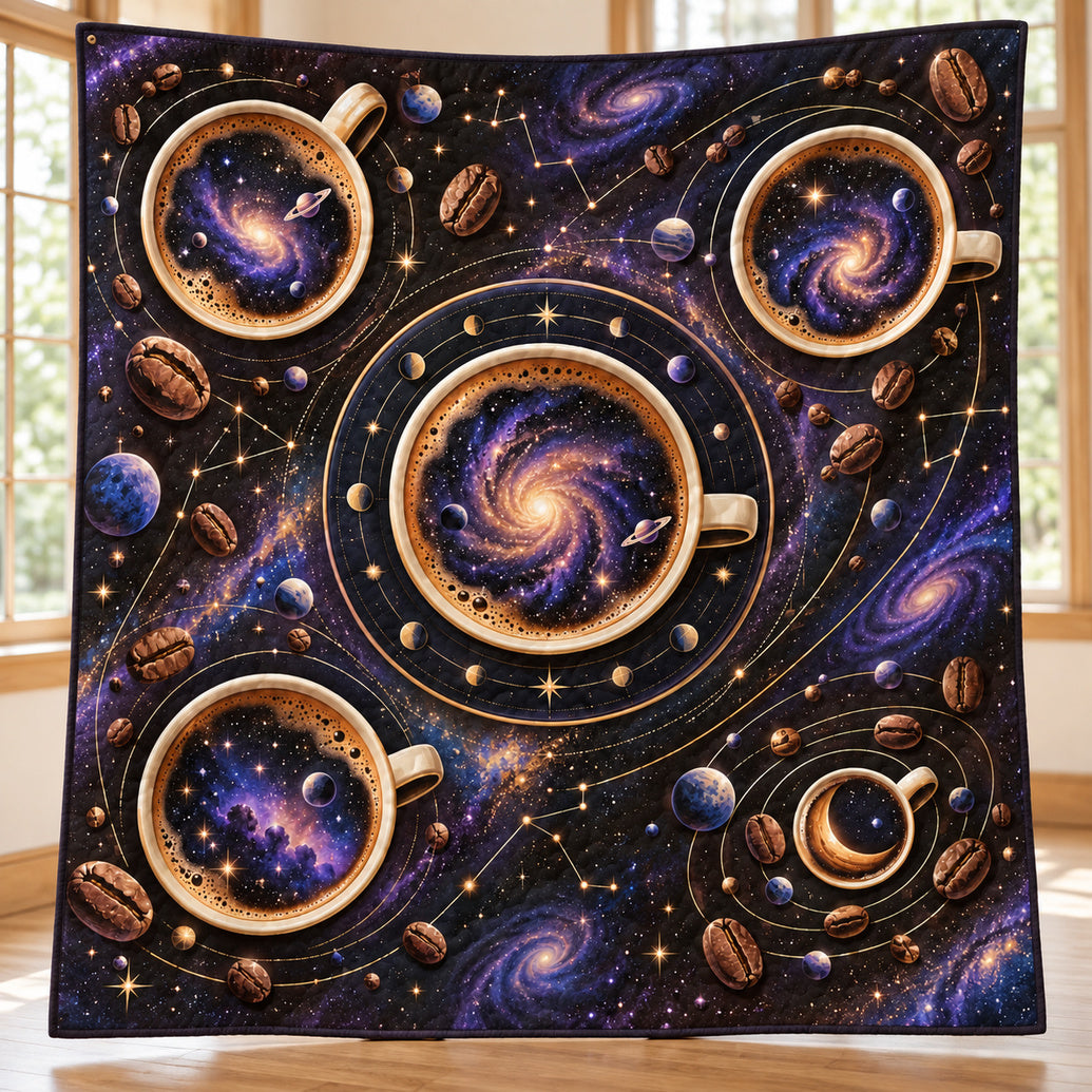 Espresso Event Horizon Quilt Blanket
