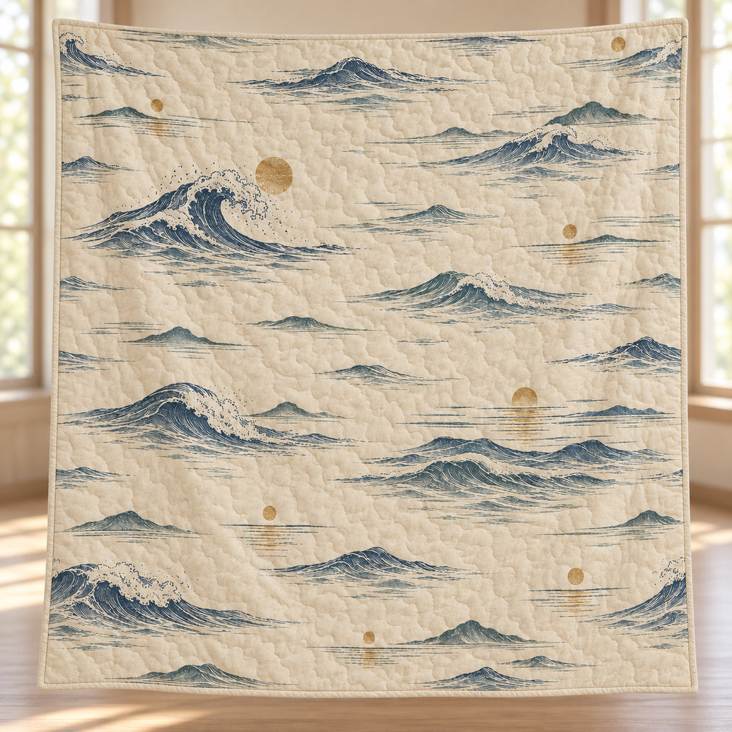 Weathered Swell Archive Quilt Blanket